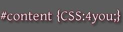 CSS 4 You